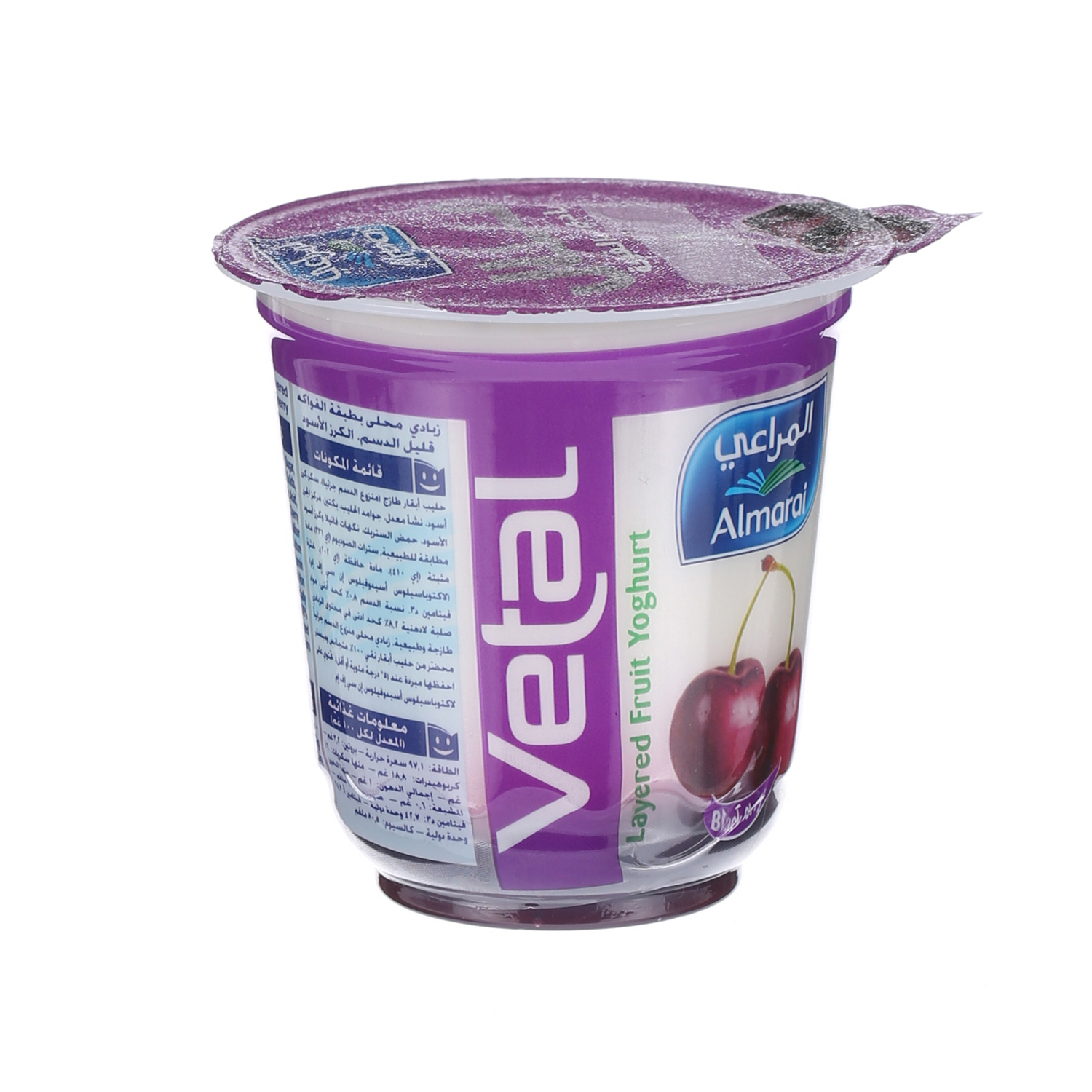 Almarai Vetal Flavoured Youghurt Black Cherry 140gm