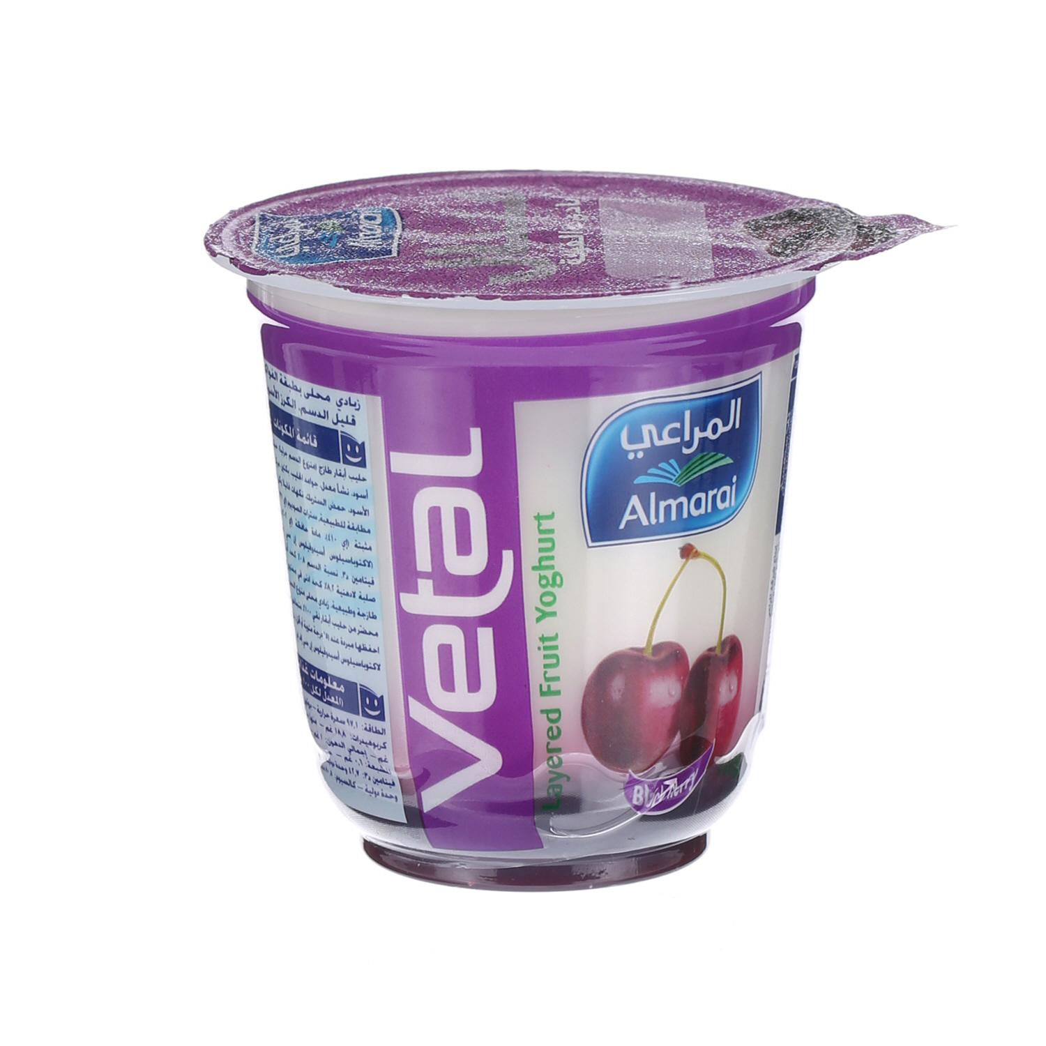 Al Marai Vetal Flavoured Youghurt Black Cherry 140 g