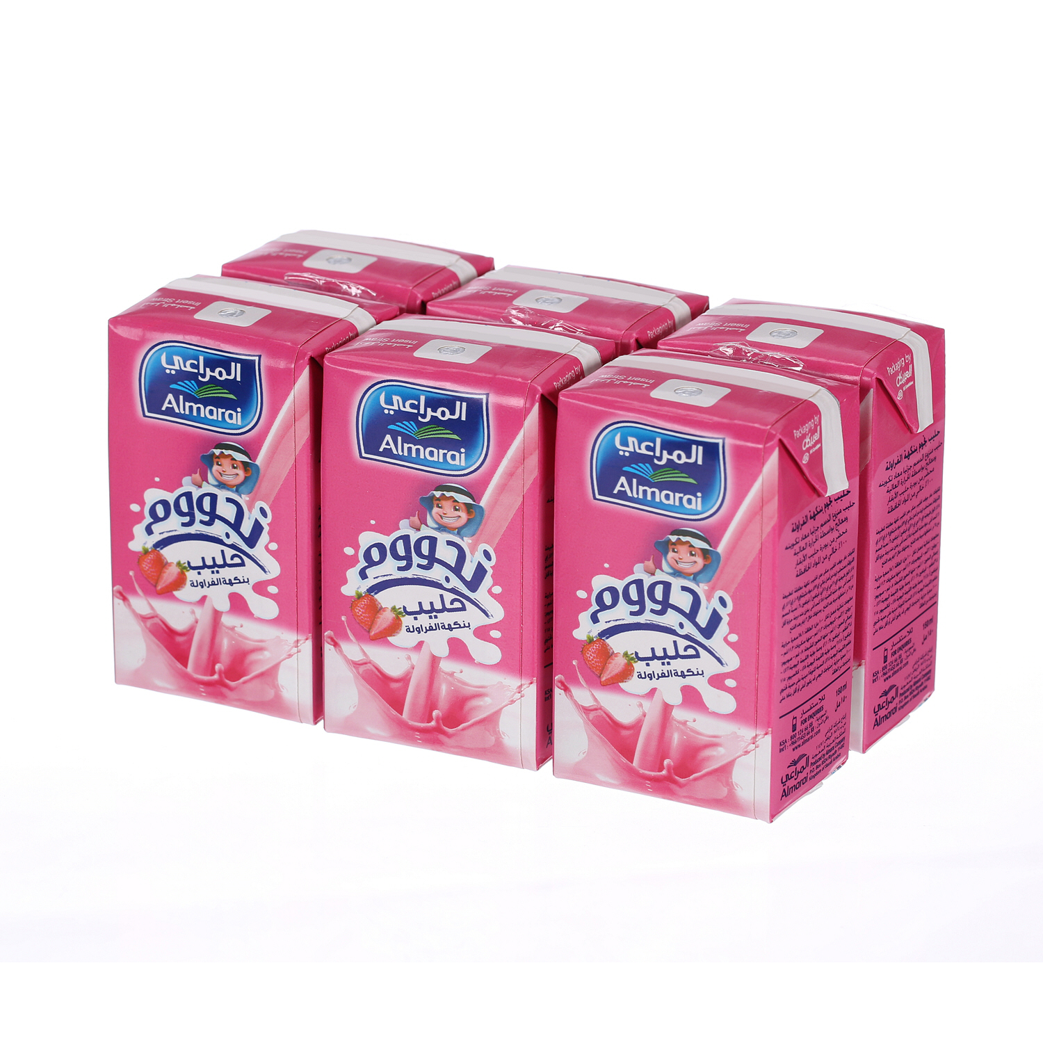 Almarai Long Life Nijoom Strawberry Milk 150ml × 6'S
