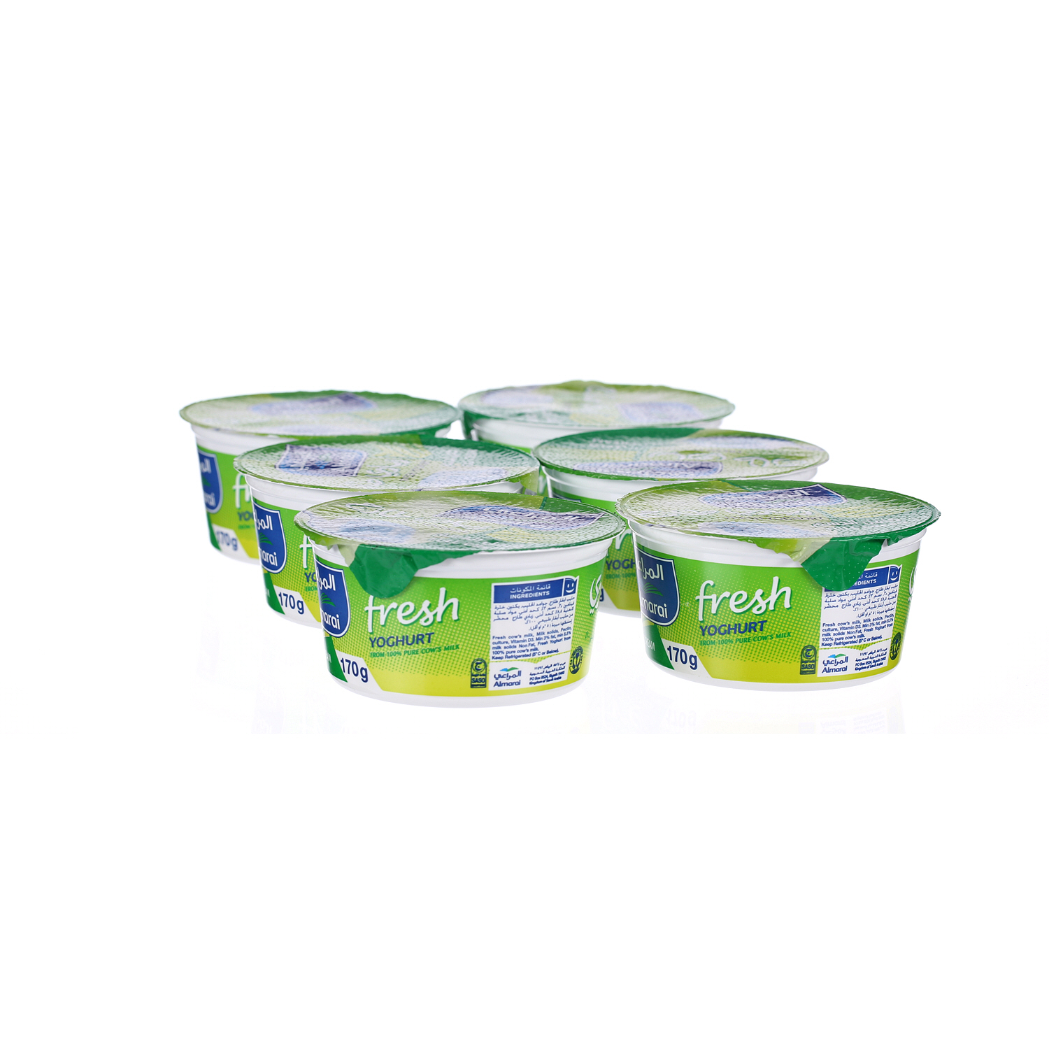 Al Marai Fresh Yoghurt Full Fat 170 g × 6 Pack