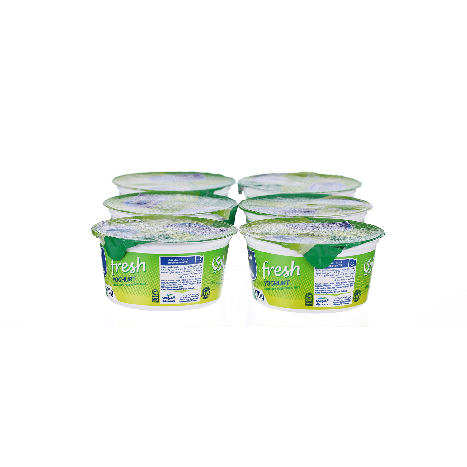 Al Marai Fresh Yoghurt Full Fat 170 g × 6 Pack