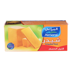 Almarai Cheddar Cheese Low Fat 454gm