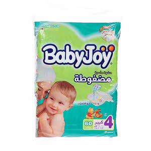 Baby Joy Giant Pack Diaper Large 60 Diapers