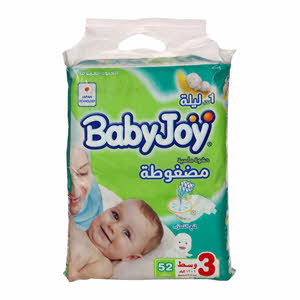 Baby Joy Jumbo Pack Diaper Medium 52'S