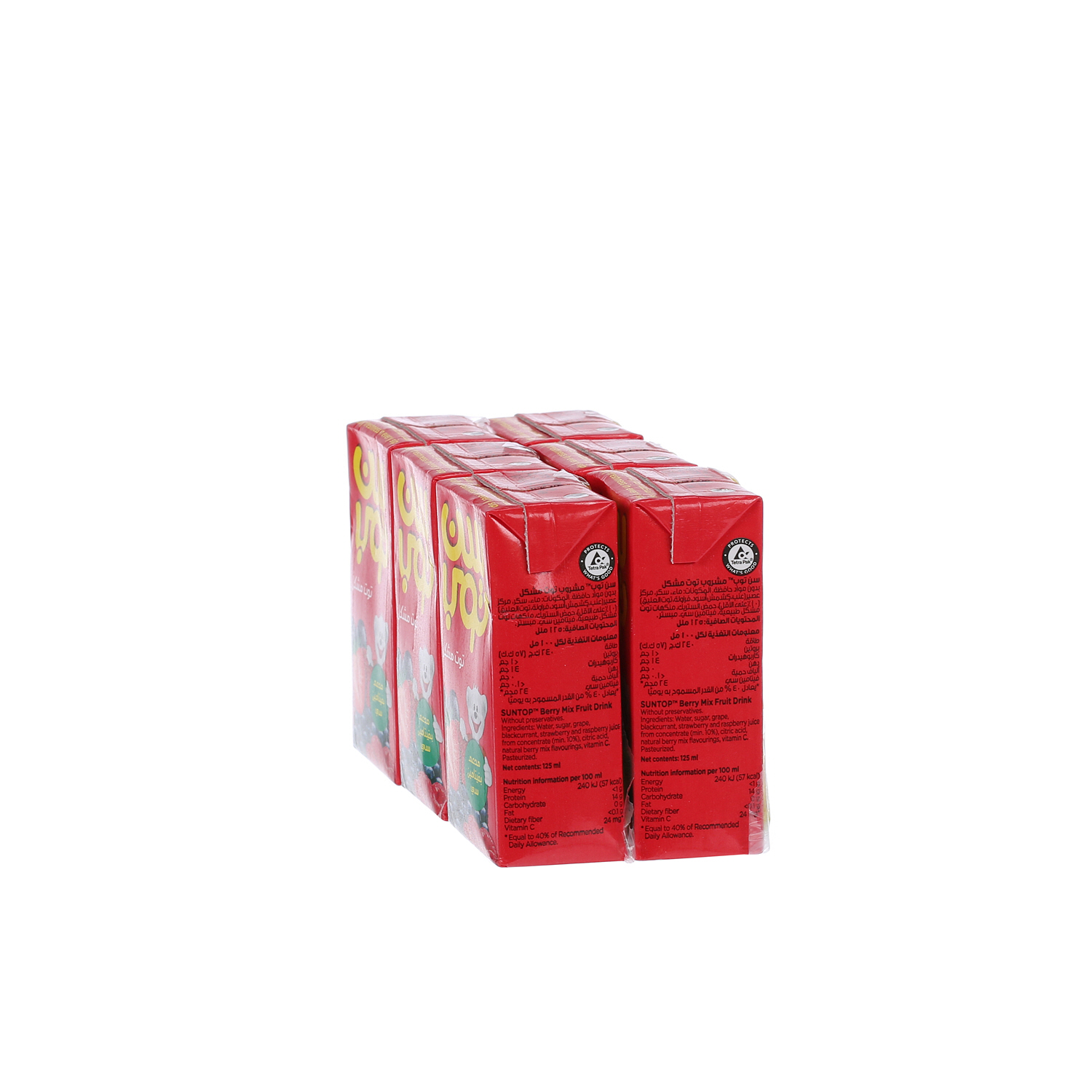 Sun Top Berry Mix Juice 125ml × 6'S