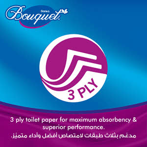 Sanita Bouquet Toilet Paper 4 Roll 171 Sheets