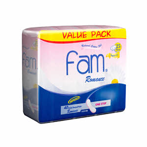 Sanitary Pads Fam Maxi Without Wings Romance 40 Pads