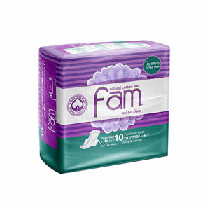 Fam Maxi Sanitary Pad Classic With Wings Normal 30 Pads