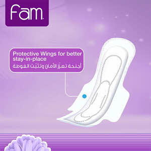 Fam Maxi Sanitary Pad Classic With Wings Normal 30 Pads