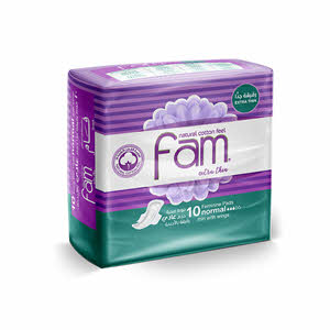 Sanitary Pads Fam Extra Thin Normal 10 Pads