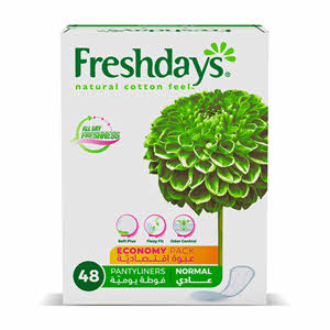 Freshdays Daily Liners Normal 48 Pads