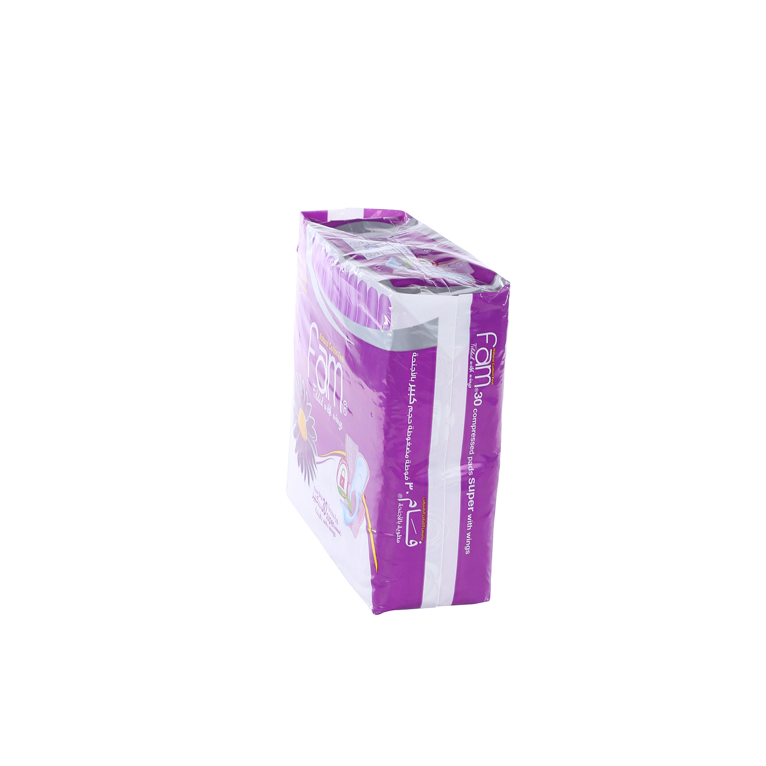 Fam Sanitary Pads Maxi Folded With Wings Super 30 Pads