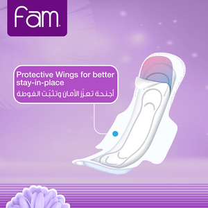 Sanitary Pads Fam Maxi Folded With Wings Night 48 Pads