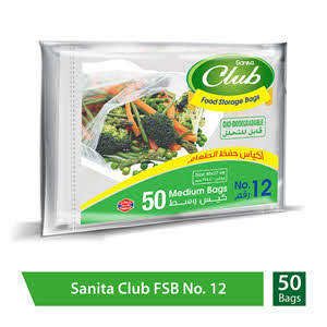 Sanita Club No.12 Food Storage Bag 50 Bag