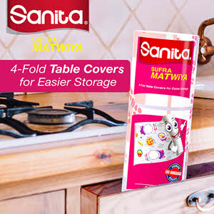 Sanita Sufra Matwiya Table Cover Kids 15 Sheets