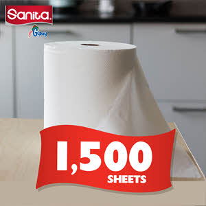 Sanita Gipsy Maxi Roll 1 Roll 1500 Sheets