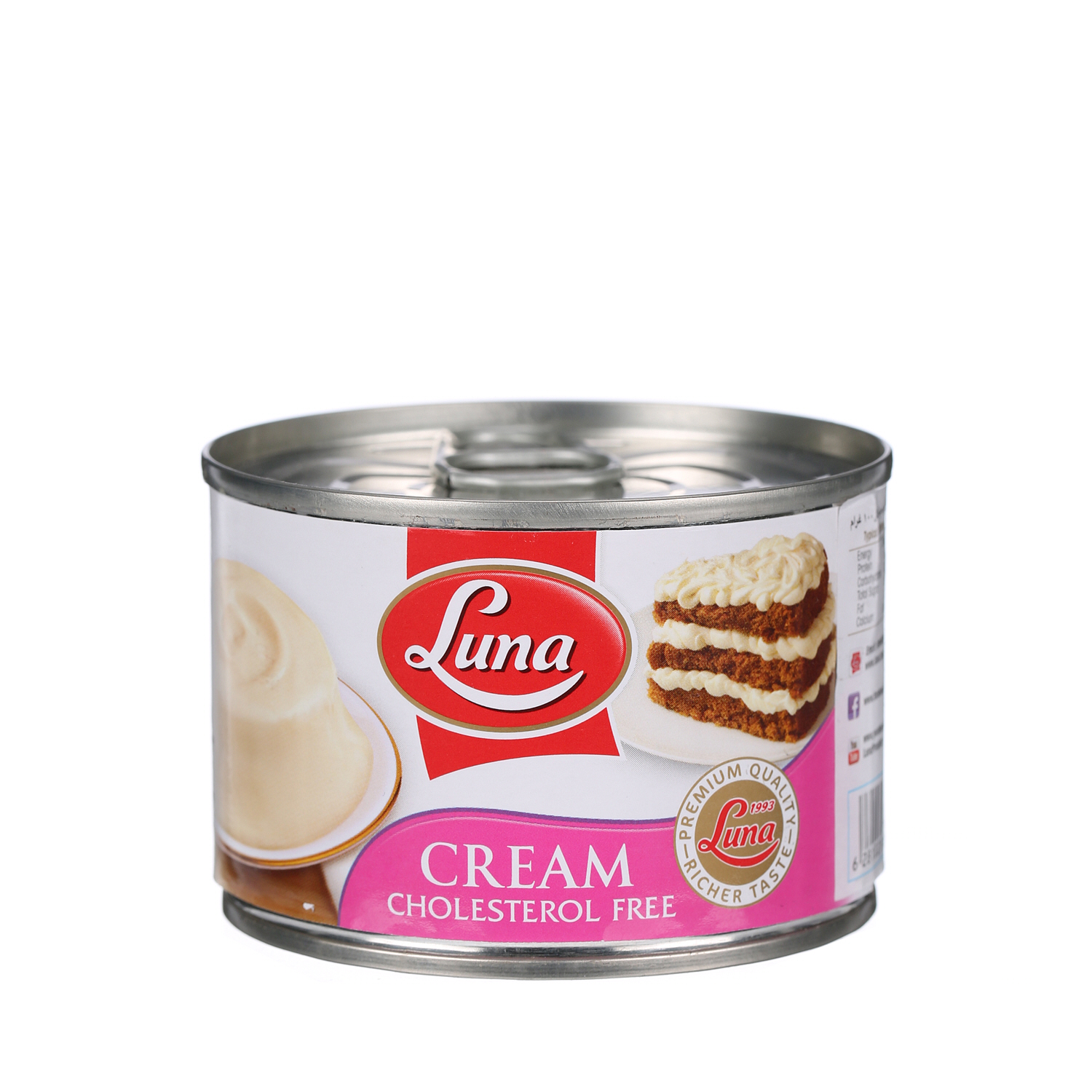 Luna Filled Cream Cholesterol Free 155 g