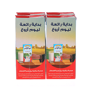 Rainbow Low Fat Cream Milk 1Ltr × 4'S