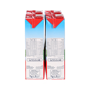 Rainbow Low Fat Cream Milk 1Ltr × 4'S