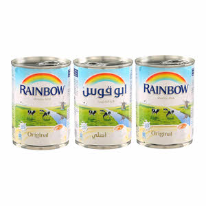 Rainbow Evaporated Milk Original 410gm x 3PCS