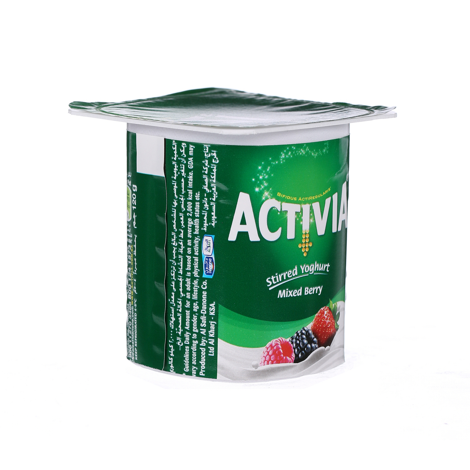 Al Safi Danone Activia Flavoured Youghurt Mixed Berry 120 g