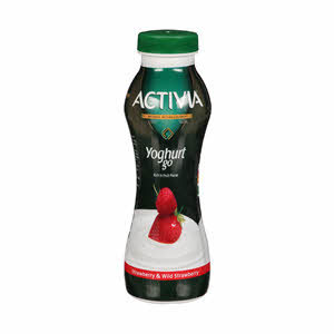 Activia Go Drinkable Yoghurt Strawberry & Wild Strawberry 280 ml