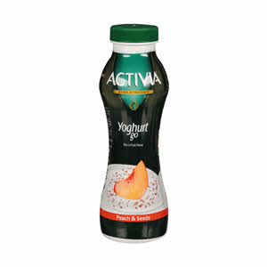 Activia Yoghurt Go Drinkable Yogurt Snack Peach And Seeds 280 ml