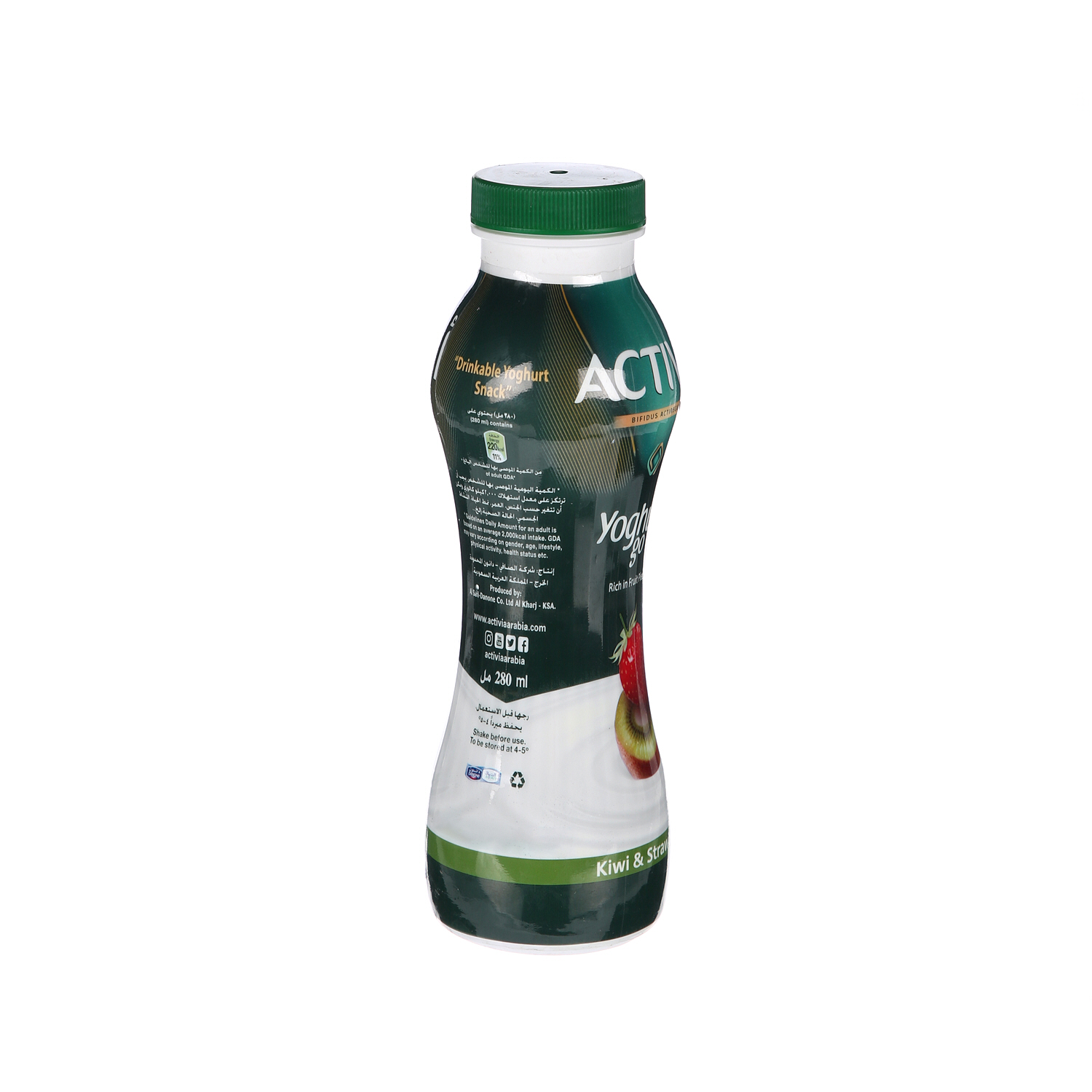 Al Safi Danone Activia Drink Strawberry & Kiwi 280 ml