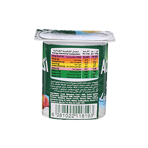 Al Safi Danone Activia Flavoured Yoghurt Peach & Apricot Light 120 g