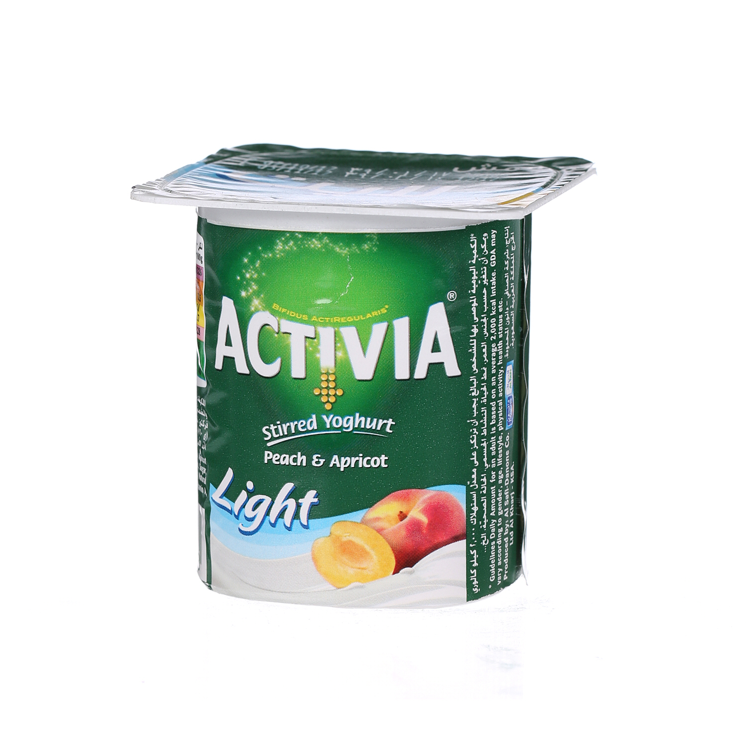 Al Safi Danone Activia Flavoured Yoghurt Peach & Apricot Light 120 g