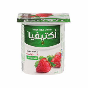 Activia Stirred Yoghurt Strawberry Full Fat 120 g