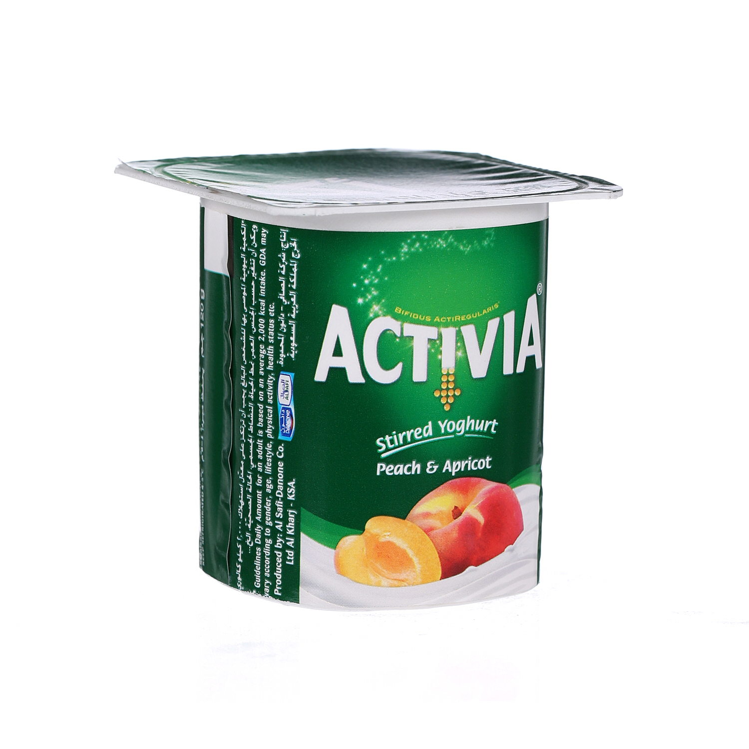 Al Safi Danone Activia Flavoured Youghurt Peach & Apricot 120 g