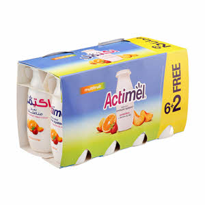 Al Safi Actimel Multi Fruits 93Ml 6+2