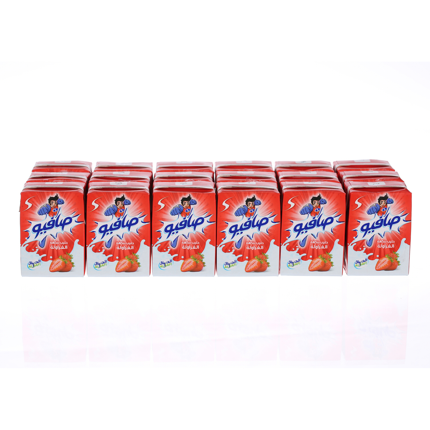 Al Safi Danone Uht Milk Strawberry 125ml × 18'S