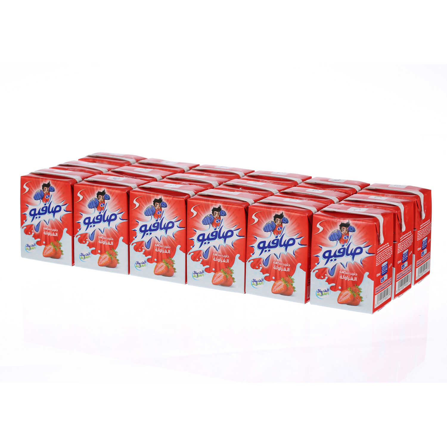 Al Safi Danone Uht Milk Strawberry 125ml × 18'S