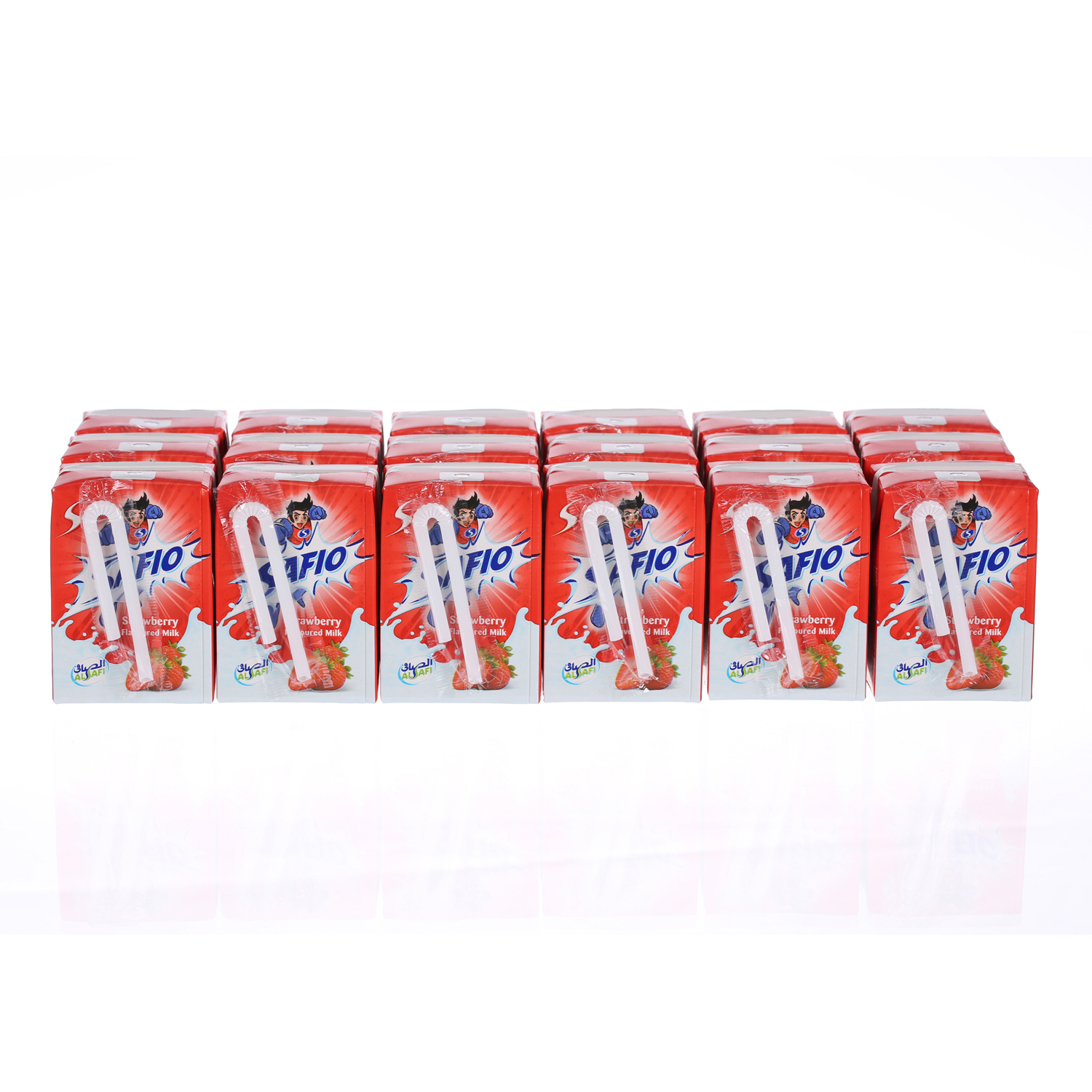 Al Safi Danone Uht Milk Strawberry 125ml × 18'S