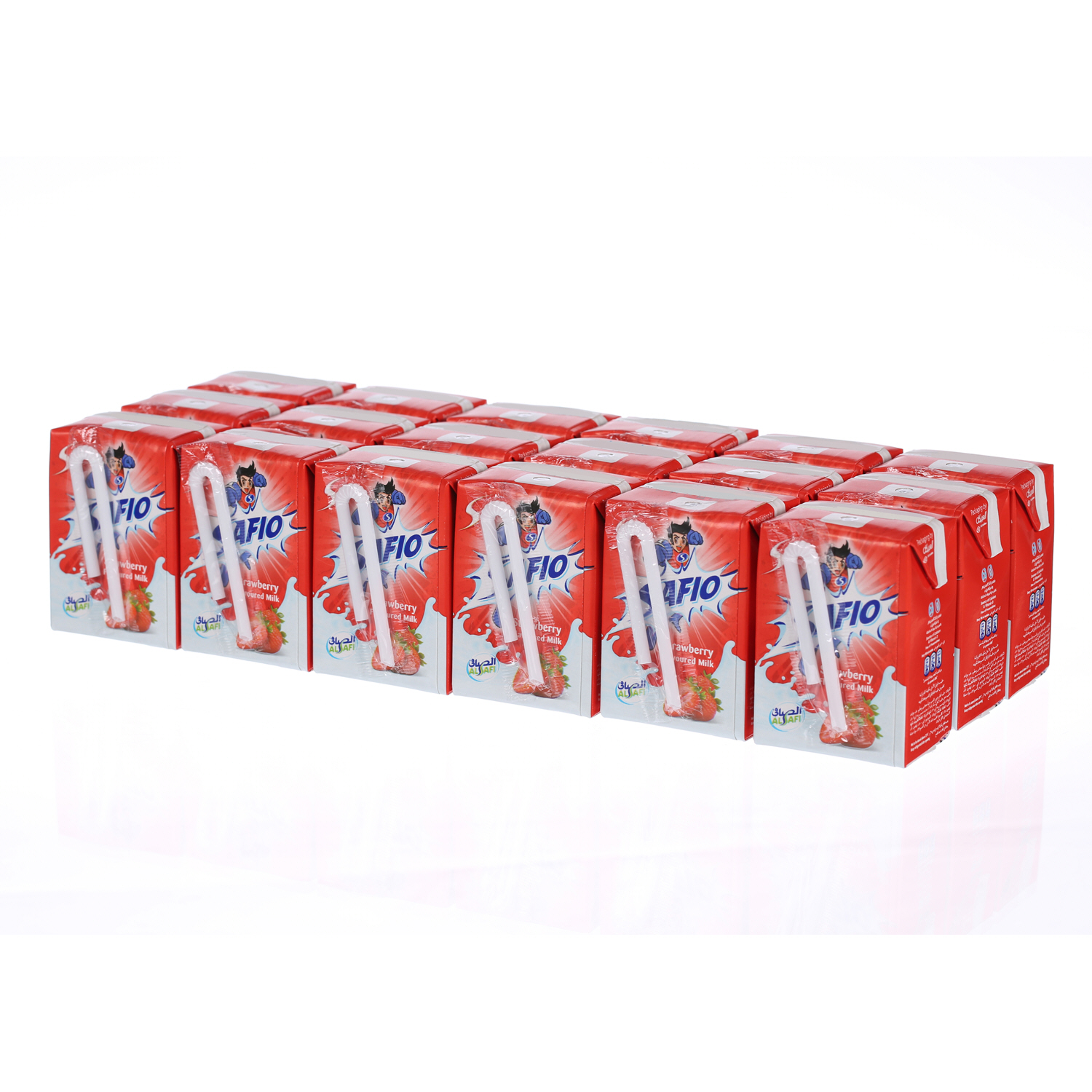 Al Safi Danone Uht Milk Strawberry 125ml × 18'S