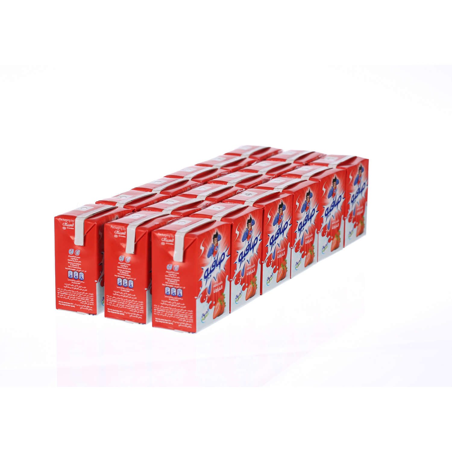 Al Safi Danone Uht Milk Strawberry 125ml × 18'S