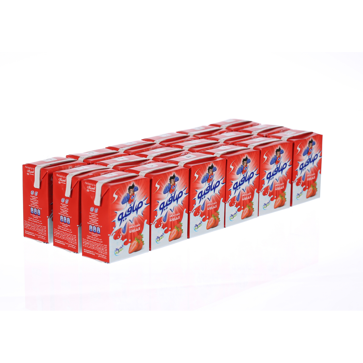 Al Safi Danone Uht Milk Strawberry 125ml × 18'S