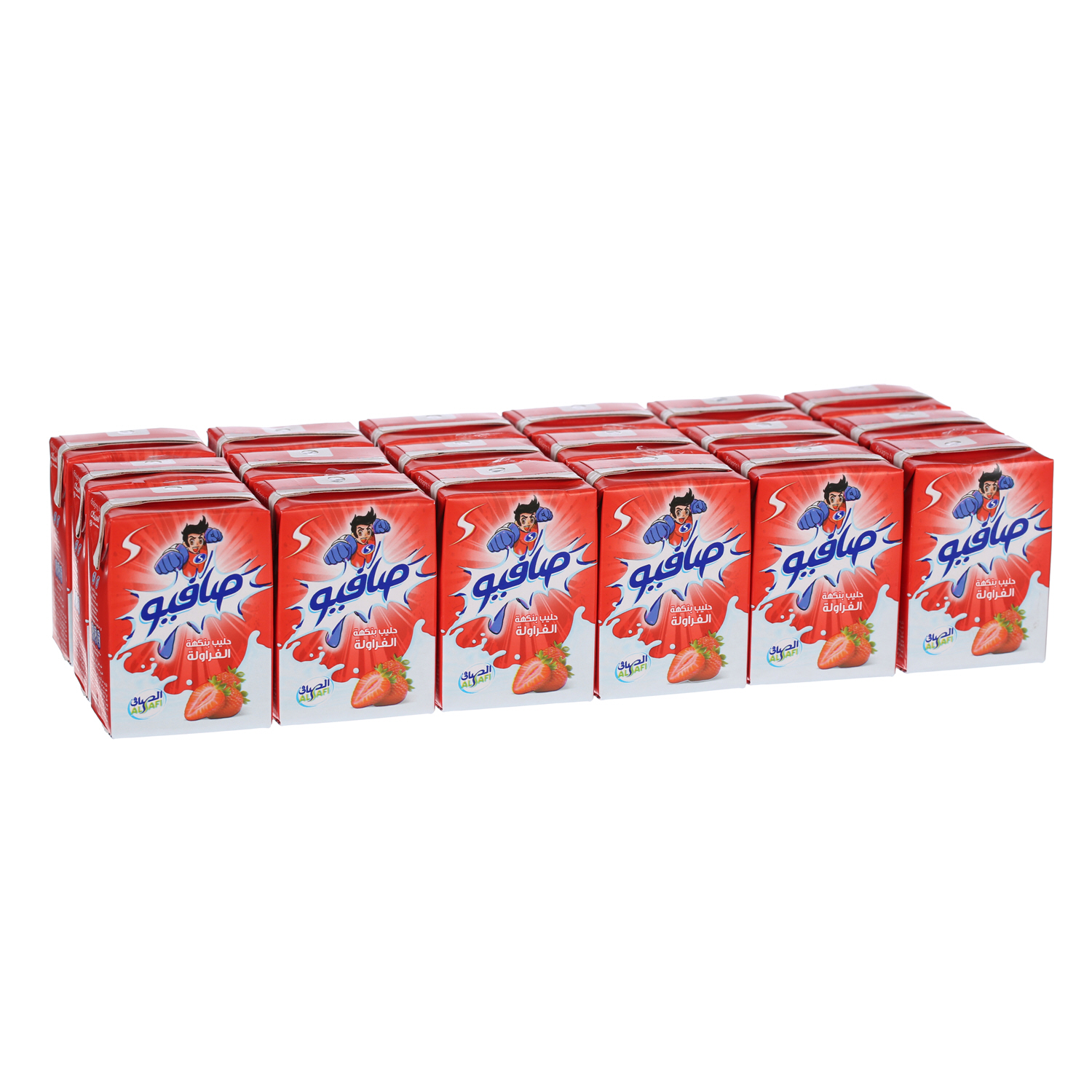 Al Safi Danone Uht Milk Strawberry 125ml × 18'S