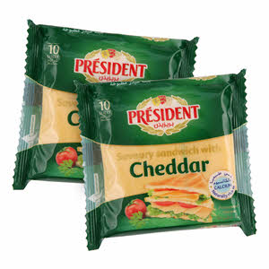 President Slice Cheese Sandwich 200gm × 2PCS