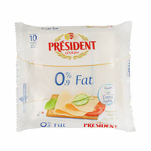 President Cheese Slices 0% Fat 200 g