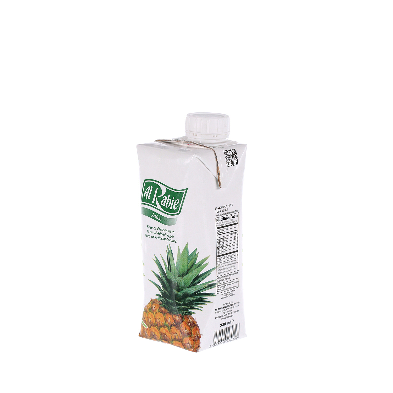 Al Rabie Pineapple Juice 330ml