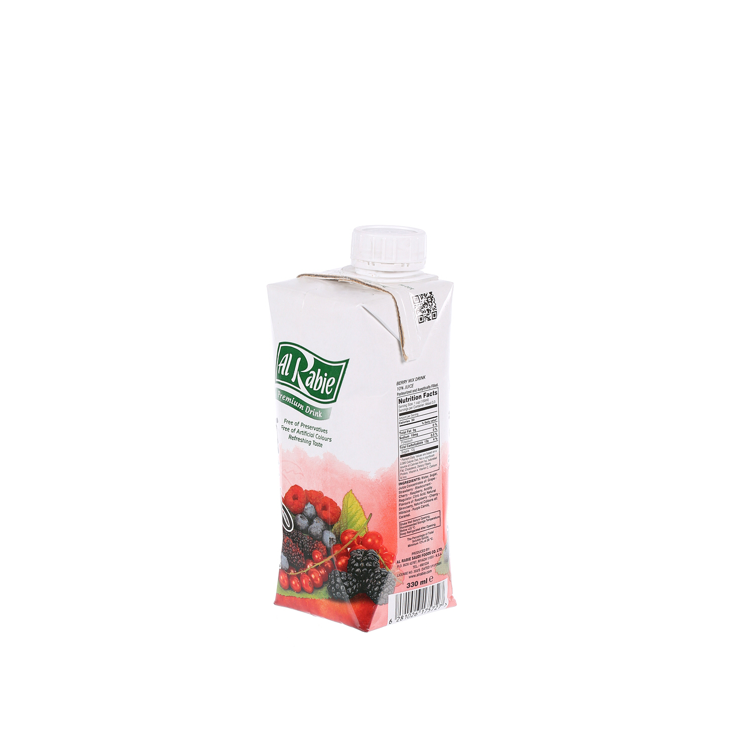 Al Rabie Juice Berry Mix Juice 330ml