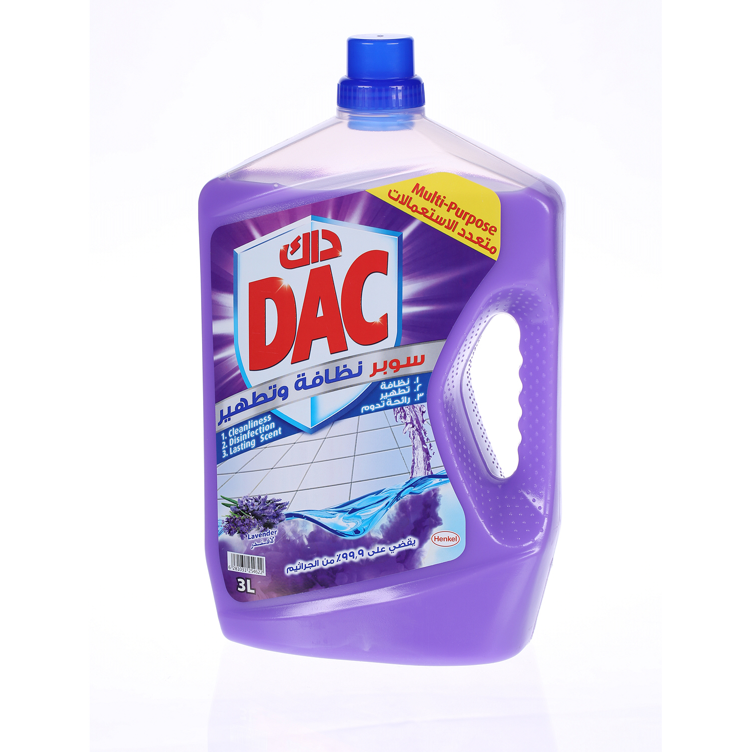 Dac Disinfectant Plus Multi Purpose Lavender 3 L