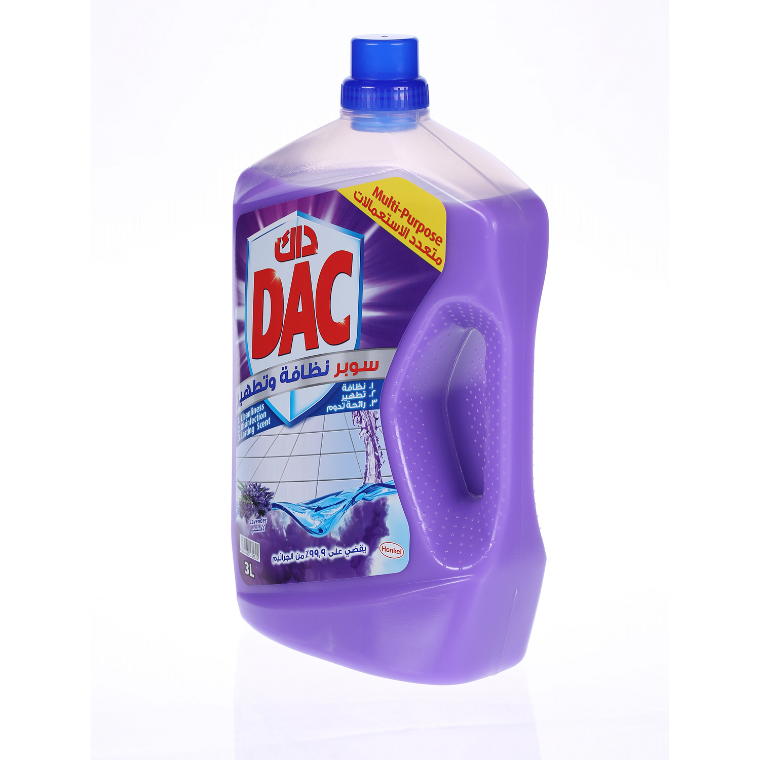 Dac Disinfectant Plus Multi Purpose Lavender 3 L