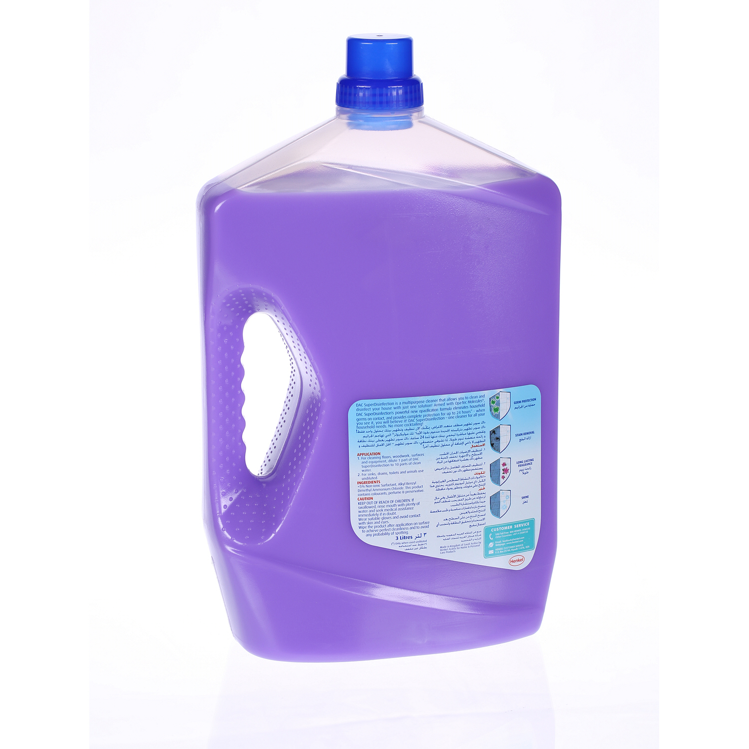 Dac Disinfectant Plus Multi Purpose Lavender 3 L