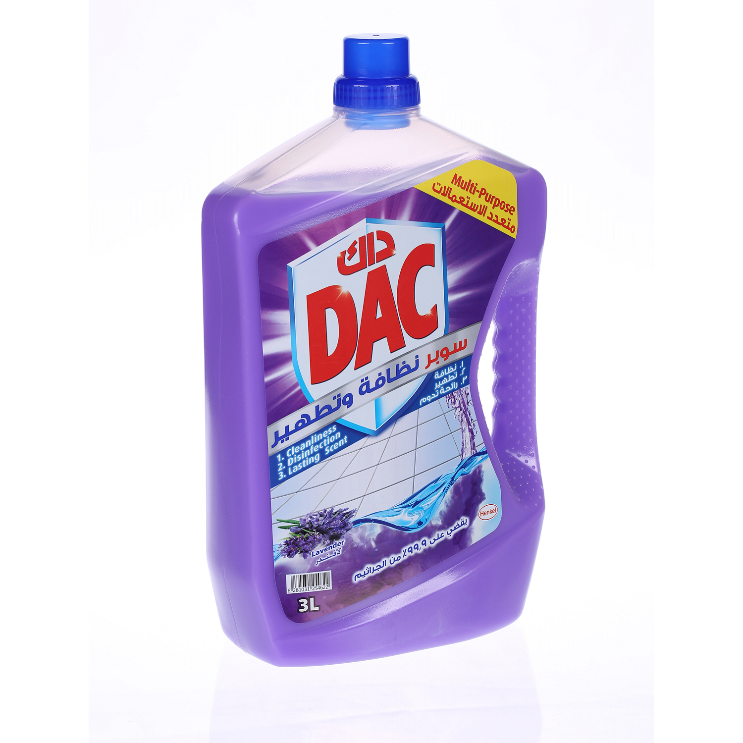 Dac Disinfectant Plus Multi Purpose Lavender 3 L