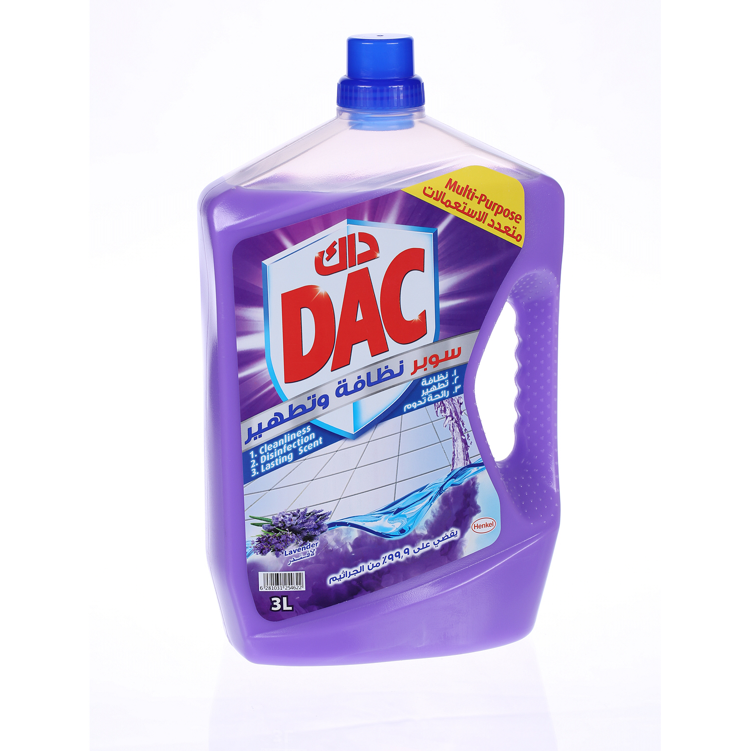 Dac Disinfectant Plus Multi Purpose Lavender 3 L