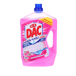 Dac Gold Multi-purpose Disinfectant & Liquid Cleaner Rose 3 L